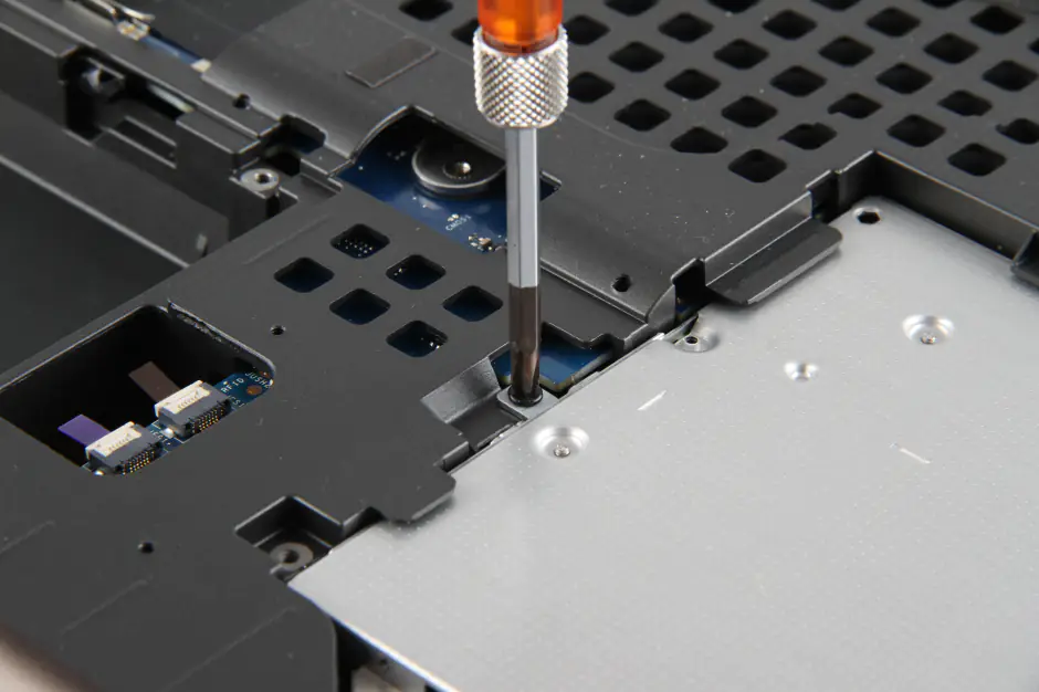 Remove the DVD drive
